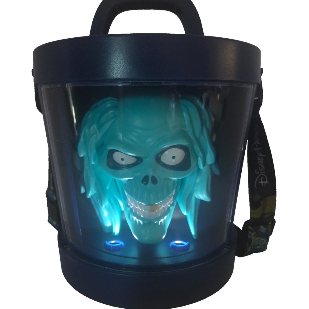 Disney Parks Haunted Mansion Hatbox Ghost Popcorn Bucket Light Up 2026